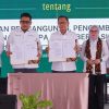 Kasdam II/Sriwijaya Dampingi Kepala Staf Kepresidenan Resmikan Pabrik Kelapa Sawit KUD Sejahtera di Babat Toman