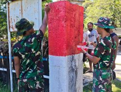 Sinergitas TNI-Polri Bersama Masyarakat Distrik Kelila Melalui Kerja Bakti Gotong Royong Kita Wujudkan Lingkungan Kantor Distrik Yang Bersih, Sehat, dan Menjadi Kebanggaan Bersama
