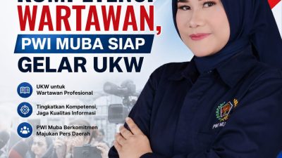 Gelar UKW September 2026, PWI Muba Buka 3 Kelas Untuk Wartawan