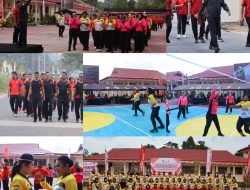 Semarak Sambut HUT RI ke-81 dan HUT Polwan ke-78, Polda Papua Barat Daya Gelar Jalan Santai dan Berbagai Perlombaan
