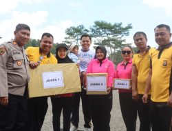 Semarak HUT Kemerdekaan Ke-81 RI, Polres Toraja Utara Gelar Olahraga dan Lomba Tradisional Bersama Bhayangkari dan Masyarakat