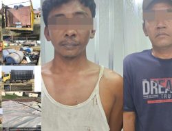 Polisi Amankan Dua Truk Bermuatan 20 Ton Minyak di Lahat