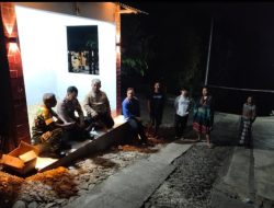 Babinsa Koramil Jatipurno Bersama Bhabinkamtibmas Laksanakan Patroli Malam