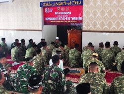 Doa Bersama HUT KE-81 RI, Prajurit Kodim 1707/Merauke Perkuat Iman dan Persatuan