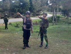 Jelang HUT RI Ke-81, TNI-Polri Bersinergi Amankan Wilayah Distrik Bolakme