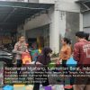 Saat Patroli, Polisi Ngabang Temui Warga Berbelanja dan Sampaikan Imbauan