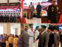Kapolda Hadiri Pengukuhan Paskibraka Tingkat Provinsi Papua Barat Daya