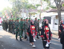 Dandim Tulungagung Berangkatkan Kirab Gelora Merah Putih Puncak Secang 2026