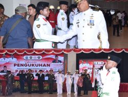 Kodaeral XIV Hadiri Pengukuhan Paskibraka Tingkat Provinsi Papua Barat Daya