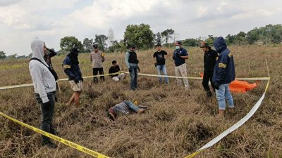 Pelaku Penusukan Korban Lison Ditemukan Tewas di Lahan Perkebunan Singkong Dengan Luka Tembak