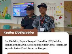 Kodim 1705/Nabire Bekali Calon Paskibraka dengan Wawasan Kebangsaan, Dandim Tekankan Disiplin dan Nasionalisme