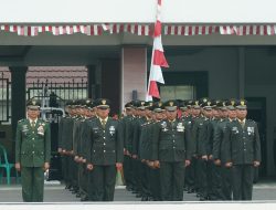 Kasdam II/Sriwijaya Pimpin Upacara HUT ke-81 RI, Tekankan TNI yang Berdaulat, Adil, dan Makmur