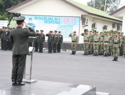 Korem 044/Gapo Gelar Upacara Peringatan HUT ke-81 Kemerdekaan Republik Indonesia