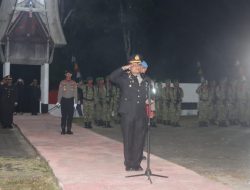 Penuh Khidmat, Kapolres Toraja Utara Pimpin Apel Kehormatan dan Renungan Suci Sambut HUT Ke-81 RI di TMP Buntu Lepong
