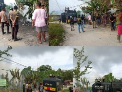 Respons Cepat Polres Sorong Selatan Padamkan Kebakaran Lahan di Kompleks Kaliat