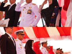 Komandan Kodaeral XIV Hadiri Upacara Peringatan HUT Ke-81 Kemerdekaan RI Tingkat Provinsi Papua Barat Daya