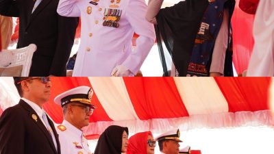 Komandan Kodaeral XIV Hadiri Upacara Peringatan HUT Ke-81 Kemerdekaan RI Tingkat Provinsi Papua Barat Daya