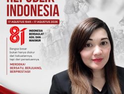 Ketua Umum Media Barometer99.com Yuli Lesnana Siregar: HUT ke-81 RI Jadi Momentum Memperkuat Persatuan dan Membangun Indonesia