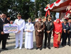 Sukses Gelar Upacara HUT RI Ke-81 Di Lapangan Merdeka kota Pagaralam