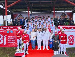 Semangat Kemerdekaan Republik Indonesia ke-81 Pos Kout Elelim Laksanakan Upacara Bendera Merah-Putih dan Gelar Perlombaan