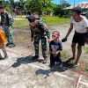 Kemeriahan Peringatan Hari Kemerdekaan Republik Indonesia, Satgas Swasembada Yonif 643/Wns Koops TNI Habema Gelar Perlombaan Bersama Masyarakat