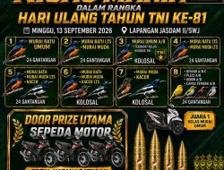 Lomba Burung Kicau Mania Pangdam II/SWJ Cup 3