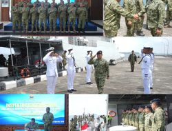 Koarmada III Terima Courtesy Call Inspektur Jenderal TNI Angkatan Laut
