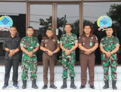 Kodim Sleman Terima Kunker Kajari Sleman