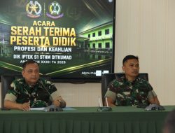 Langkah Awal Menuju Sarjana Hukum Militer, Ditkumad Gelar Serah Terima Serdik STHM Angkatan XXXII