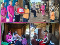 Senyum Haru Dua Lansia di Kesu, Polres Toraja Utara dan Bhayangkari Kembali Berbagi Kasih Semarakkan Hari Kemerdekaan