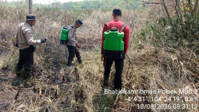 Polres OKU Timur Cegah 116 Titik Api Karhutla, Patroli Terpadu Diperkuat di Wilayah Rawan
