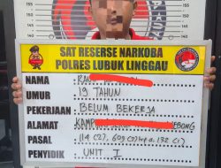 98 Butir Ekstasi Disita, Polres Lubuk Linggau Tangkap Dua Pemuda di Tengah Upaya Pelarian