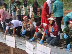 Polda Sumsel Dukung Swasembada Pangan, Polres Empat Lawang Tanam Serentak Bawang Putih