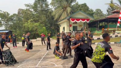 Mempererat Kebersamaan dan Persahabatan di Tapal Batas, Pos Kotis Satgas Yonarmed 13/Nanggala Gelar Beragam Lomba Memeriahkan HUT Ke-81 RI
