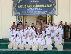 Maulid Nabi 1448 H, Polres Gresik Santuni Anak Yatim dan Perkuat Nilai Keteladanan