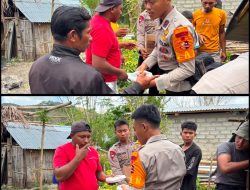 Pasukan Pelopor BKO Polda NTT Bergerak Tangani Dampak Gempa, Layani dan Bantu Warga di Lokasi Pengungsian