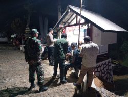 Babinsa Karangtengah Patroli Malam Tingkatkan Pengawasan Guna Cegah Gangguan Kamtibmas