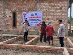 Polda Sumsel Wujudkan Kesejahteraan Masyarakat Lewat Program Bedah Rumah Hari Juang Polri 2026