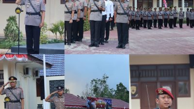 Wakili Kapolda Papua Barat Daya, Wakapolda Pimpin Upacara Hari Juang Polri 2026