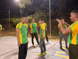 Tingkatkan Kebugaran dan Kemanunggalan, Satgas Yonarmed 13/Nanggala Resmikan Lapangan Bola Voli Baru di Pos Kotis Badau