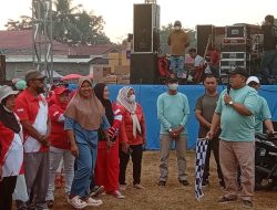 Gerak Jalan Sehat Semarak HUT Ke-81 RI di Teras, Babinsa Bersama Aparat Pastikan Kegiatan Aman dan Lancar