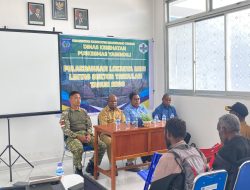 Wujudkan Kemanunggalan TNI-Rakyat, Satgas Pamtas RI-PNG Kewilayahan Yonif 645/Gty Laksanakan Anjangsana Penuhi Undangan Puskesmas