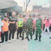 Babinsa Joyotakan Amankan Jalan Sehat Warga yang Dihadiri Wali Kota Surakarta