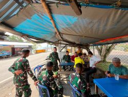 Yonif TP 951/Pandeka Marapi Rutin Patroli, Jaga Keamanan dan Pererat Silaturahmi dengan Masyarakat