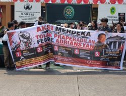 Massa Sampaikan Aspirasi di PN Jaksel, Minta Praperadilan Febrie Adriansyah Ditolak