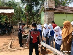 Sat Samapta Polres Mesuji Gelar Bhakti Sosial, Bagikan Air Bersih Kepada Siswa SMP, SMK Muhammadiyah Agung Batin