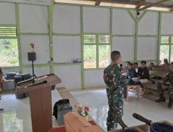 Pererat Silaturahmi dan Toleransi, Pos Enteli Satgas Yonarmed 13/Nanggala Salurkan Alkitab dan Buku Doa ke Gereja Persekutuan Sidang Kristus Nafiri Kasih