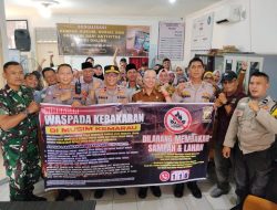 Tingkatkan Kesadaran Lingkungan, Polsek SU II Palembang Edukasi Warga 12 Ulu Terkait Mitigasi Karhutla dan Bahaya Bakar Sampah