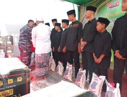 Danramil 03/Dewantara Hadiri Maulid Nabi Muhammad SAW Bersama Ratusan Warga Paloh Lada