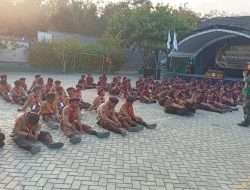 Geger! 120 Siswa MI Miftahul Falah Digembleng PBB dan Wawasan Kebangsaan Oleh Koramil 21 Bulukerto
